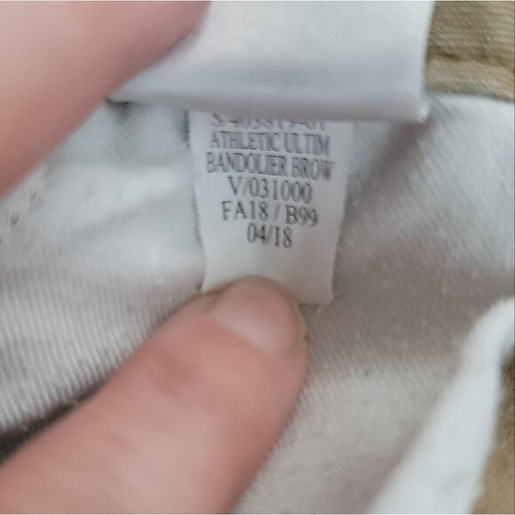 Old Navy Ultimate Athletic Built in Flex Bandolier Brown Skinny Pants Size 29×32 - Picture 11 of 13